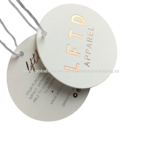 Custom Hang Paper Tag Labels Price Tags for Clothes Garment Clothing Hang  Tags - China Wholesale Garment Hangtags, China Tag/ Garment