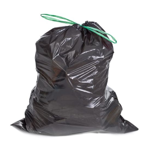 Sac-poubelle noir pour déchets plus lourds