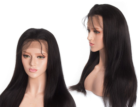 short black lacefront wig