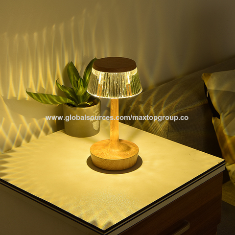 Buy Wholesale China Crystal Table Lamp Home Hotel Restaurant Indoor Outdoor  Portable Touch Desk Lights Rechargeab & Table Lamps at USD 4