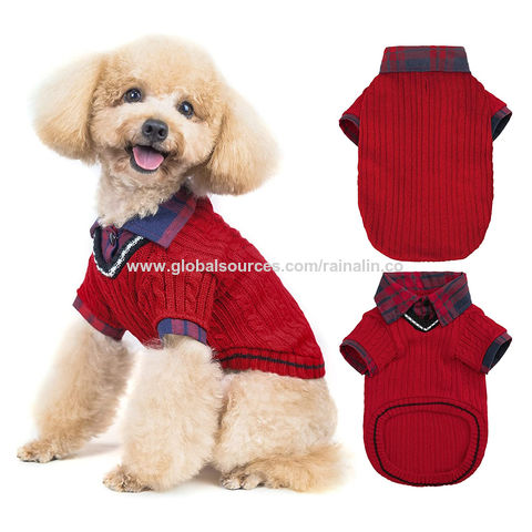 Classic Plaid Designer Wholesale Dog Clothes with School Uniform Skirts for  Cat Doggy Party Apparel - China Dog Clothes and Dog Jacket price