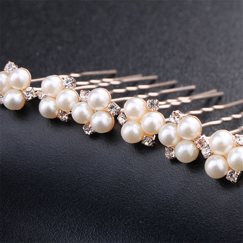 Pearl Hair Pin for Hair stick U Shaped Hair Pins for Buns Pearl Hairpins  Wedding Hair Pin Accessories for Bridesmaids Brides