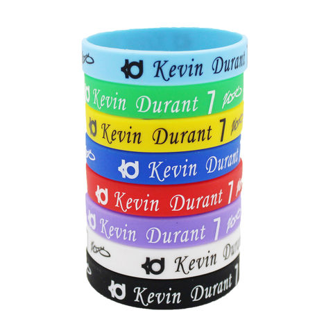 Buy Wholesale China Silicone Bracelets Environmental Friendly Printing  Luminous Sports Basketball Star Number Wristbands & Silicone Bracelets at  USD 0.18 | Global Sources
