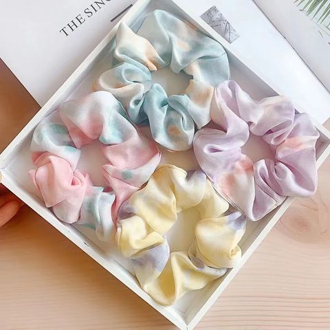 10/50/100 Pcs/set Women Girls Colors Soft Scrunchies Elastic Hair Band Lady  Lovely Solid Rubber Bands Female Hair Accessories - Hair Ties - AliExpress