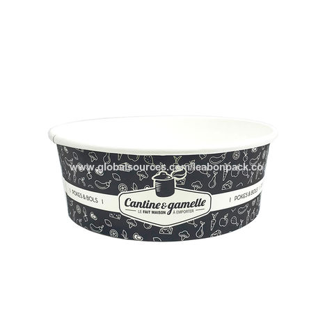 Buy 750ml Disposable Plastic Bowl Black Eco-friendly White Pp