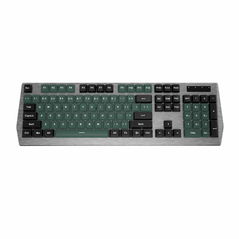 Teclado mecânico de jogos de tamanho completo com fio de computador com perfil baixo