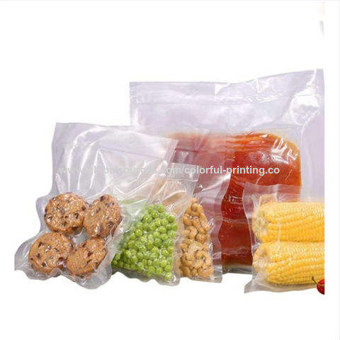 Buy Wholesale China Matte Transparent Pe Nylon Plastic Food Packaging Bags  With Zipper & Pe Packaging Bags at USD 0.04