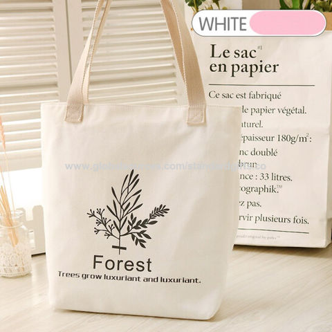 Buy Wholesale China Custom Printed Canvas Bag Manufacturers Blank Canvas  Tote Bag Cotton Blank Canvas Bags Shopping & Bag at USD 0.1