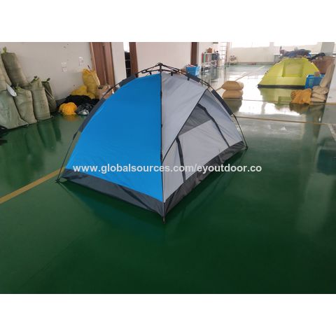 Carpas tipo domo, carpa de playa, carpa de exterior, tienda de pesca UPF50, 2 capas, impermeable, automática 3-4 personas