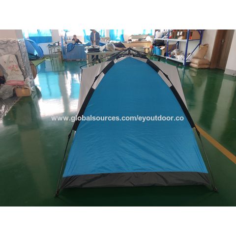 Carpas tipo domo, carpa de playa, carpa de exterior, tienda de pesca UPF50, 2 capas, impermeable, automática 3-4 personas