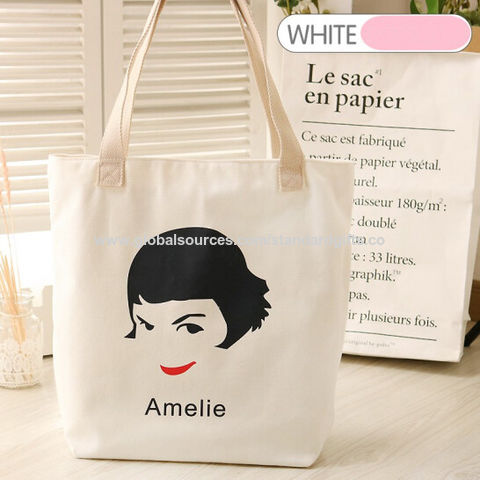 Buy Wholesale China Custom Logo Plain Canvas Tote Bag Cotton