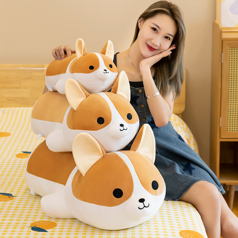 Stuffed Animal Plush Toy Corgi Kawaii Plush Cute Plushies Dog Soft Pillow -  China Mascot Plush and Custom Plush price
