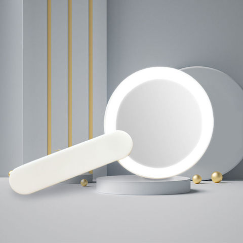 Hollywood Mirror Maquillage USB avec lumières éclairées 10 ampoules 3 modes  d'éclairage Miroir cosmétique mural de table