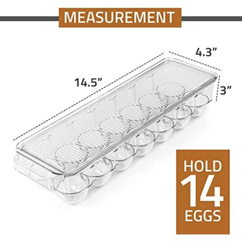 Compre Organizador De Huevos De 24 Rejillas De Pet Transparente Para  Refrigerador y Organizador De Huevos de China por 3.75 USD