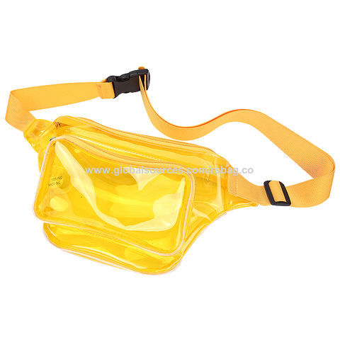 Clear pvc bum discount bag