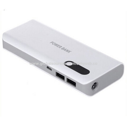 Comprar Banco externo portátil ultrafino del poder del cargador de batería  USB 12000mAh para el teléfono