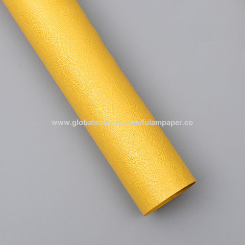 Embossed Wrapping Paper, Gold Taffeta