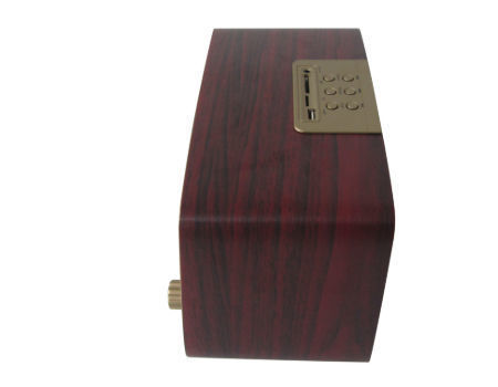 Compre Radio Analógica De Madera Sólida De Moda Antigua Con Altavoz Estéreo  Ranura Usb Tf y Radio De Madera De Moda Antigua de China