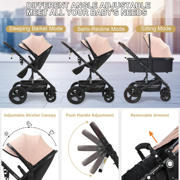 Newborn Infant Toddler Baby Stroller - Cynebaby 2 in 1 High 