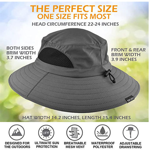 Factory Direct High Quality China Wholesale Unisex Wide Brim Sun