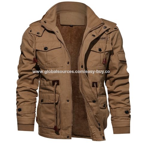 DanceeMangoos Men's Casual Slim Lightweight Cotton Stand Collar Zipper Jacket  Coat - Walmart.com