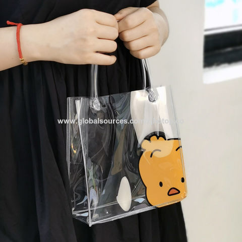 Wholesale Clear PVC Gift Bags with Handles, 30X22X10 - China Transparent  Gift Bags and Clear Tote Bag price