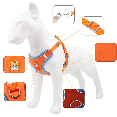 Buy Wholesale China Dog Chest Harness Thick Waterproof Pet Chest Strap Designer  Dog Harness Pet Prong Collar And Leash & Pet Harnesses at USD 13.59