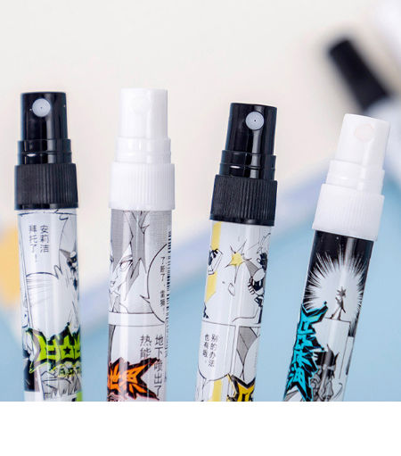 Gel Pen 0.5mm Novelty Anime Stationery Plastic Anti-mosquito Hand Sanitizer Spray Pen for Students supplier