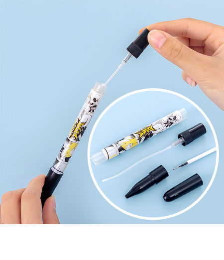 Gel Pen 0.5mm Novelty Anime Stationery Plastic Anti-mosquito Hand Sanitizer Spray Pen for Students supplier