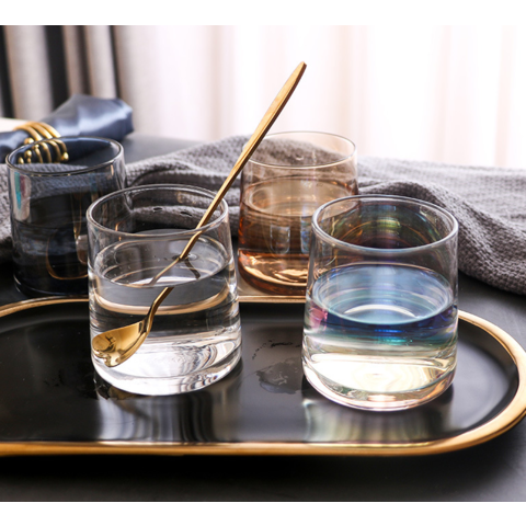 Vaso glaciar japonés para agua, cerveza, zumo o café - Vaso de vidrio para hostelería y hogar