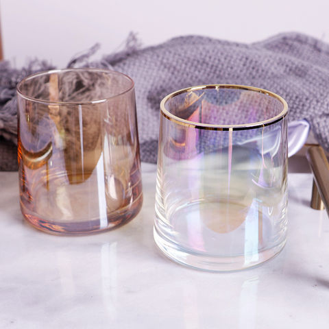 Vaso glaciar japonés para agua, cerveza, zumo o café - Vaso de vidrio para hostelería y hogar