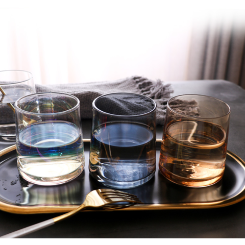 Vaso glaciar japonés para agua, cerveza, zumo o café - Vaso de vidrio para hostelería y hogar