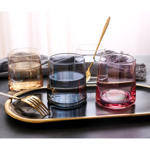 Vaso glaciar japonés para agua, cerveza, zumo o café - Vaso de vidrio para hostelería y hogar