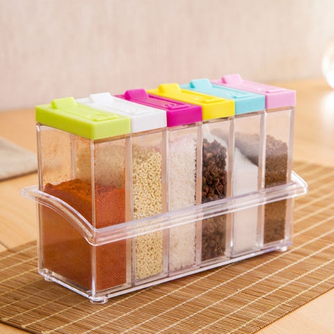 Buy Wholesale China Glass Jars Set,upgrade Spice Jars With Wood Airtight  Lids , 6oz Small Food Storage Container & Spice Jars With Wood Lids at USD  0.28