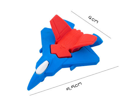 Bag Creative Airplane-shaped Eraser Cartoon Rubber Cute Student