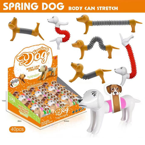 4pcs Pop Tubes Spring Dogs Stress Relief and Anxiety Reduce Spring Dog  Fidget Toy Sensory Development Fidget Antistress Dog Toys DIY Sensory  Stretch