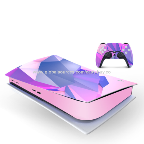 Adhesivos de papel para consola de juegos PS5, película protectora, diseño de dibujos animados, versión con unidad óptica
