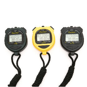 Stopwatch timer 2-row display daily waterproof room remperature 60 groups memories button shutdown supplier