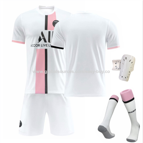 Buy Wholesale China Soccer Uniforms New Paris Away White Jersey No. 30  Messi No. 10 Neymar No. 4 Ramos Football Jersey & Soccer Uniforms at USD  4.83