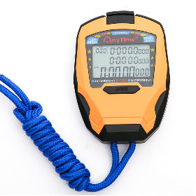 Three-row display daily waterproof monochrome backlight stopwatch up to 300 groups of memory timer supplier