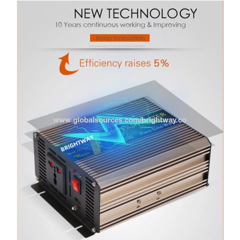 Buy Wholesale China 12v 24v 48v Solar Panels System 300w 500w 600w 1000 Watt  Kva Pure Sine Wave Power & Inverter at USD 100