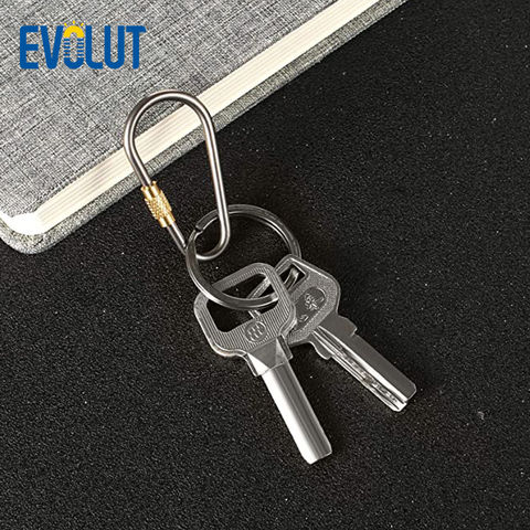 Metal Keychain Clip Lightweight Metal Carabiner Keychain Key Clip