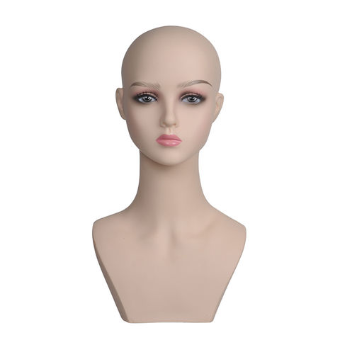Wholesale Cheap Fashion PVC Bust Female Wig Display Realistic Training Mannequin  Head with Shoulders - China Salon Equipment and Mannequin Head with  Shoulders price