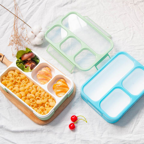 Grids Lunch Box Disposable Bento Lunchbox Microwave Biodegradable