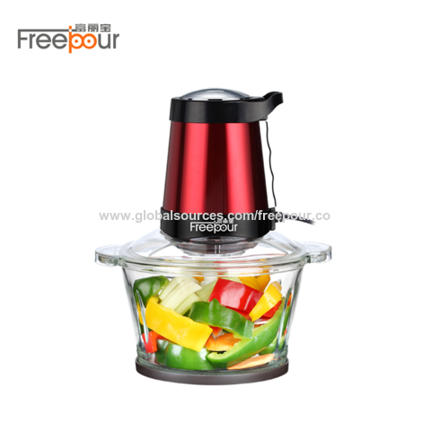 Hot Sale Kitchen Electric Chopper Onion Vegetable Cutter 4L 400W 6 Blades  Food Chopper - China Chopper and Vegetable Chopper price