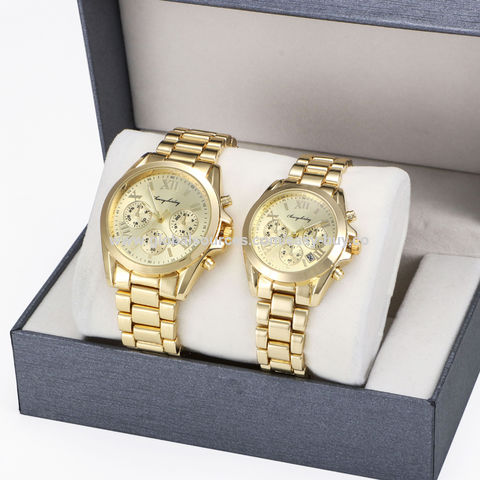 Casio His and Hers Stainless Steel Analog Couple Watch Set,  MTPLTP-V002G-9AUDF Buy Online in KSA at Low Cost - Shopkees