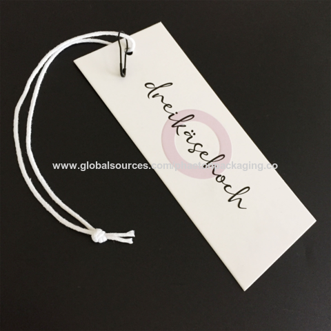 Buy Wholesale China Custom Hang Tag Design Printing Logo Paper