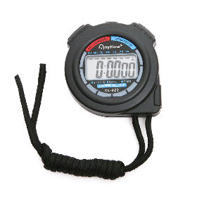 2 groups memory large display shockproof and anti-magnetic stopwatch waterproof coach watch timer supplier