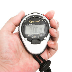 2 groups memory large display shockproof anti-magnetic stopwatch daily waterproof colorful backlight supplier