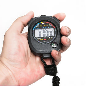 2 groups memory large display shockproof and anti-magnetic stopwatch waterproof sport timer coach supplier